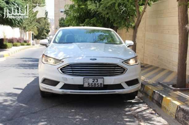 فورد فيوجن 2017 للبيع كاش فـــــورد فــــــيـــــــوجـــــن مـــوديــــــل 2017 لـــــــون ابــــيــــــض مـمـــيـــيــــــز فـــــحــــص كـــــــــامـــــــل مـــــرفــــق فـــحـــص الجـــيـــر والـ...