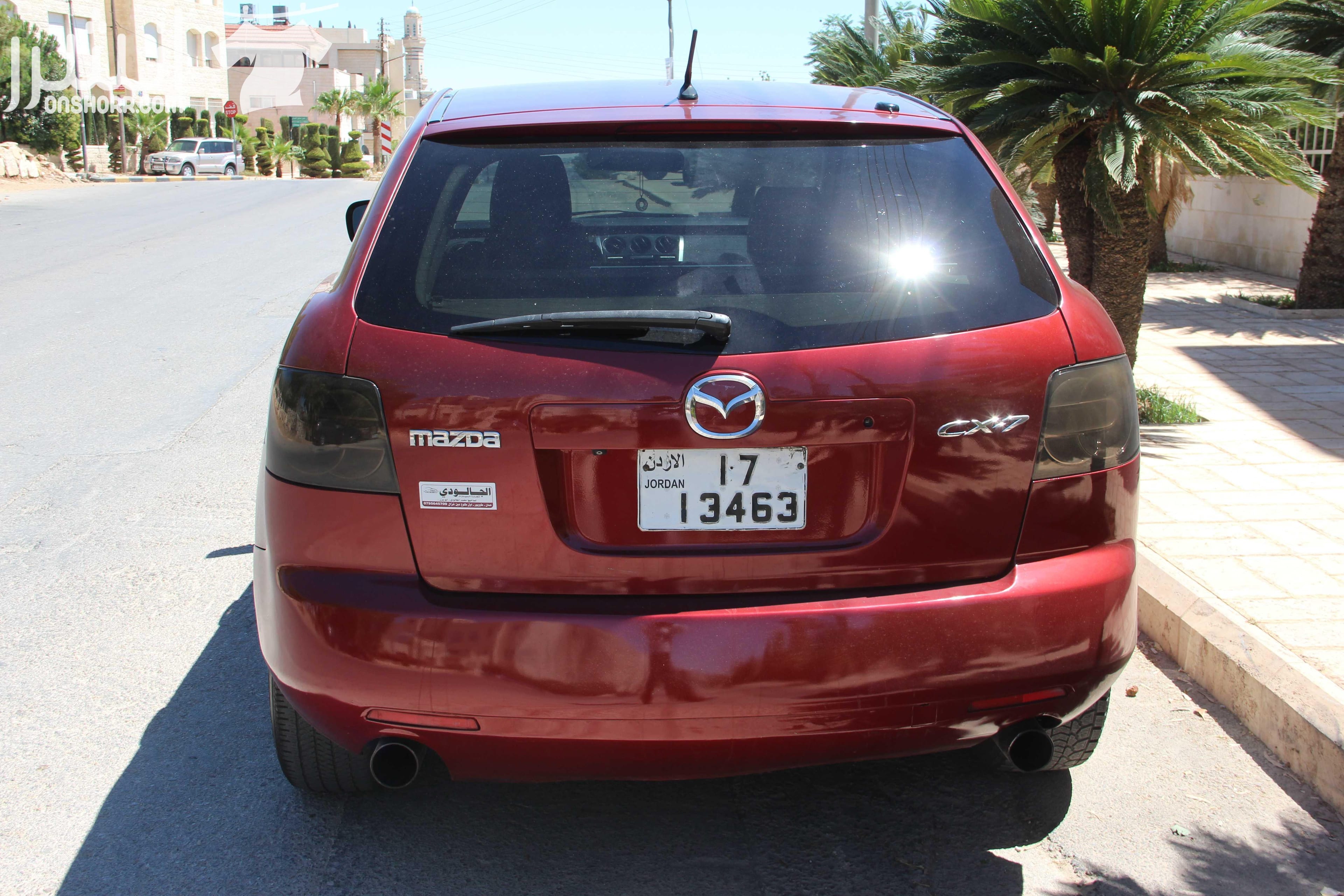 mazda cx7 2007 فحص كامل ليست بحاجة لاي صيانة ماتور اقتصادي 2300 تيربو نظام حقن وقود مانع انزلاق كراسي جلد مدفية فتحة شاشة اصلية 6 سي دي نظام صوت bois جنطات اصلية ترخيص 3/2019 للبيع فورا نقدا وليست اقس...