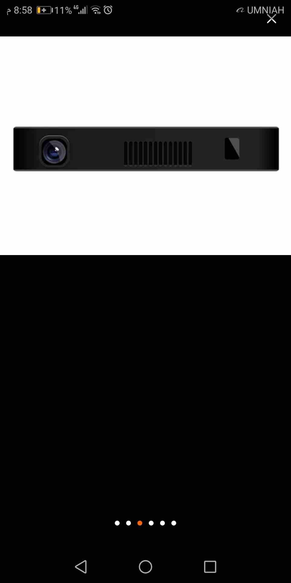 Ultra 4K Mini DLP Projector Android TV Box
لا تنسَ أنك شاهدت هذا الإعلان في عنكبوت
بحجم تلف...