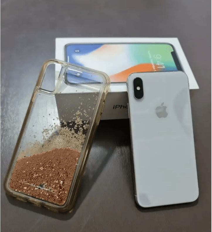 ايفون x ابيض 265G مع حماية شاشة نانو حراري للبيع