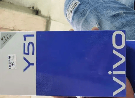 New Vivo Y-51 gb 128gb ram 8gb