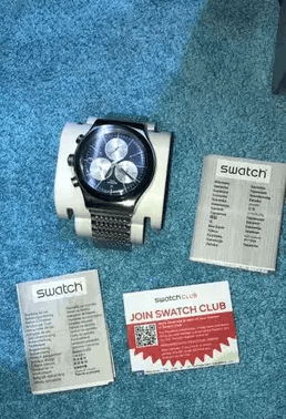 ساعة ماركة swatch جديدة