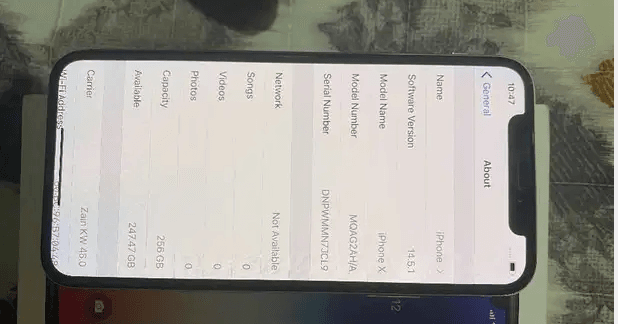 iphone x 256gb same as new