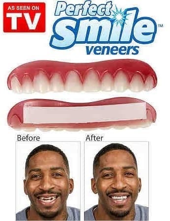 ابتسامة علوية Perfect Smile اسنان اكسسوار علوية الابتسامة المثالية قشرة و طقم الاسنان
