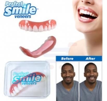 ابتسامة علوية Perfect Smile اسنان اكسسوار علوية الابتسامة المثالية قشرة و طقم الاسنان