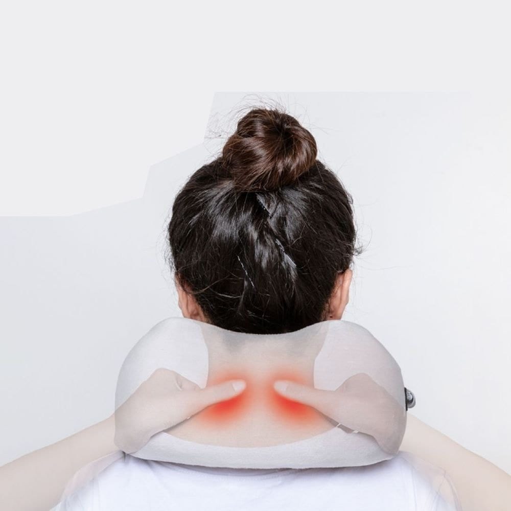 مستلزمات السفر Neck Massager مخدات رقبة للسفر شحن وسادة الرقبة الطبية للنوم والاسترخاء للعضلات