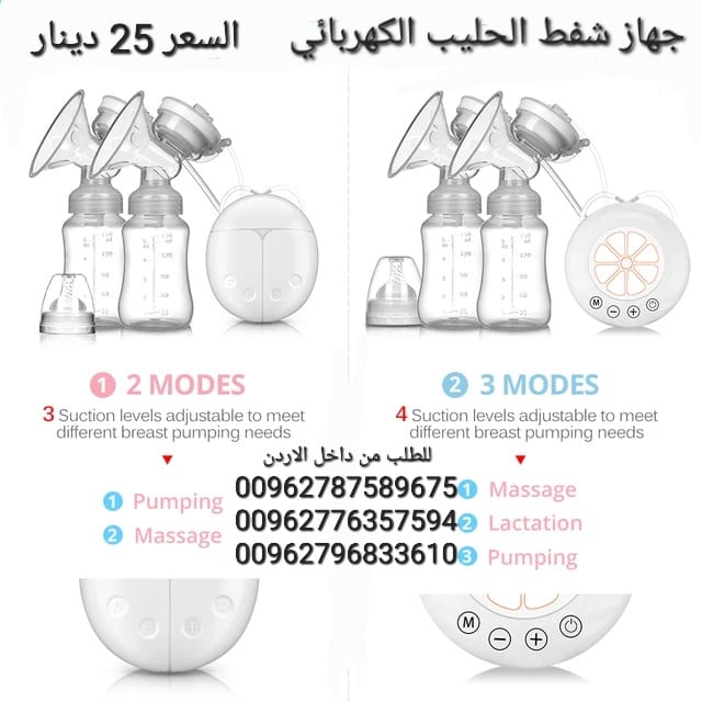 الطفل الرضاعة الطبيعية النوع intelligent شفاط حليب شحن USB مزدوج سحب الحليب من ثدي الام الكهربائي