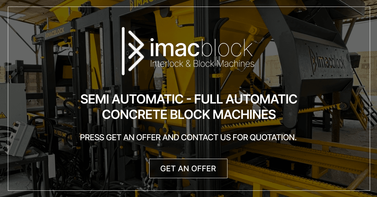 Brick laying machines block making machines